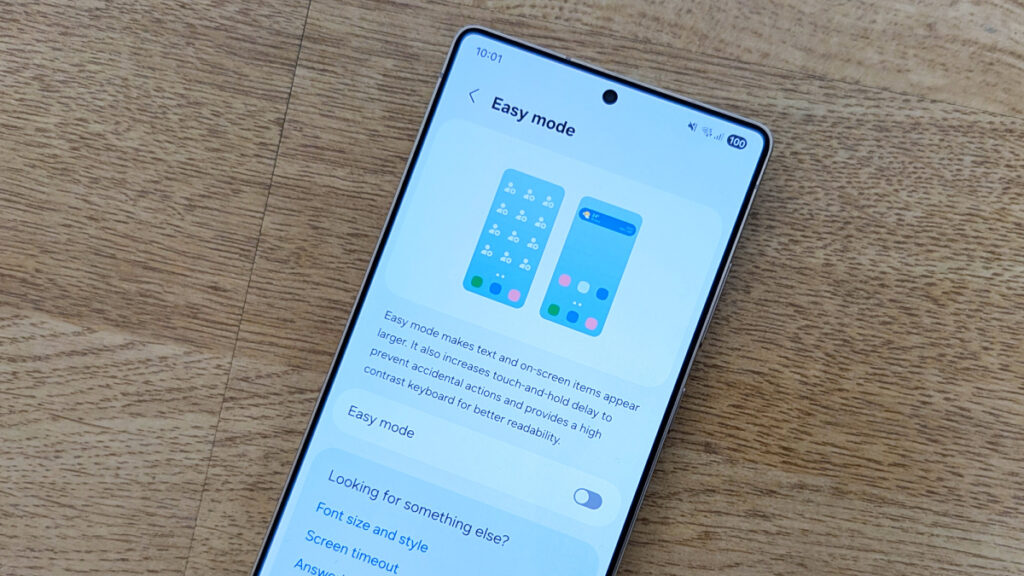 Samsung Galaxy Easy Mode