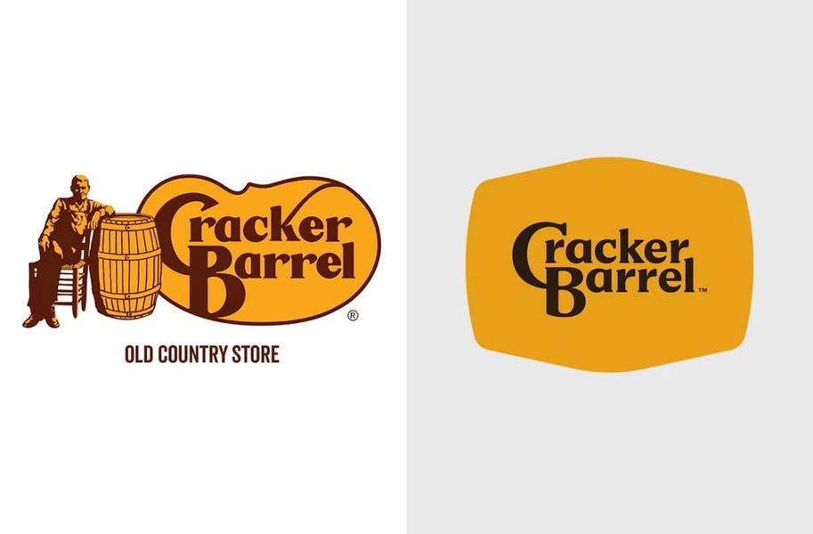 Cracker Barrel logo change