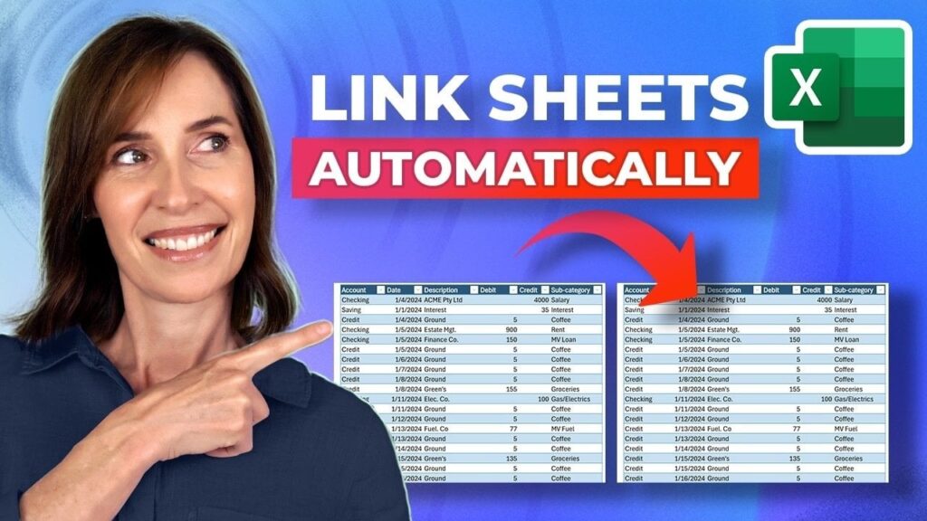 link Excel sheets