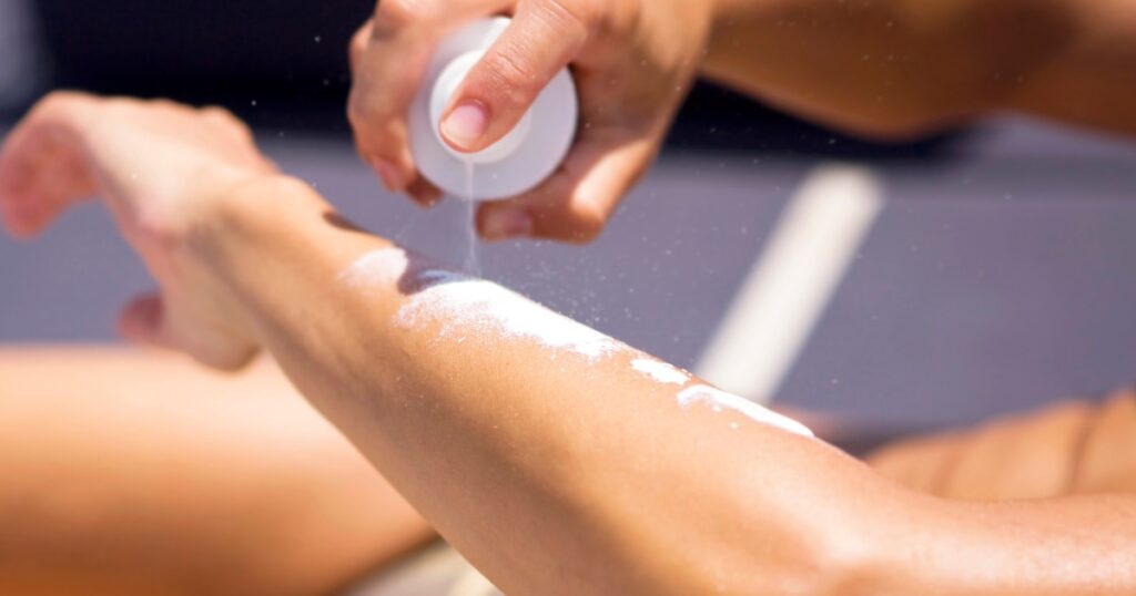 sunscreen mousse dangers