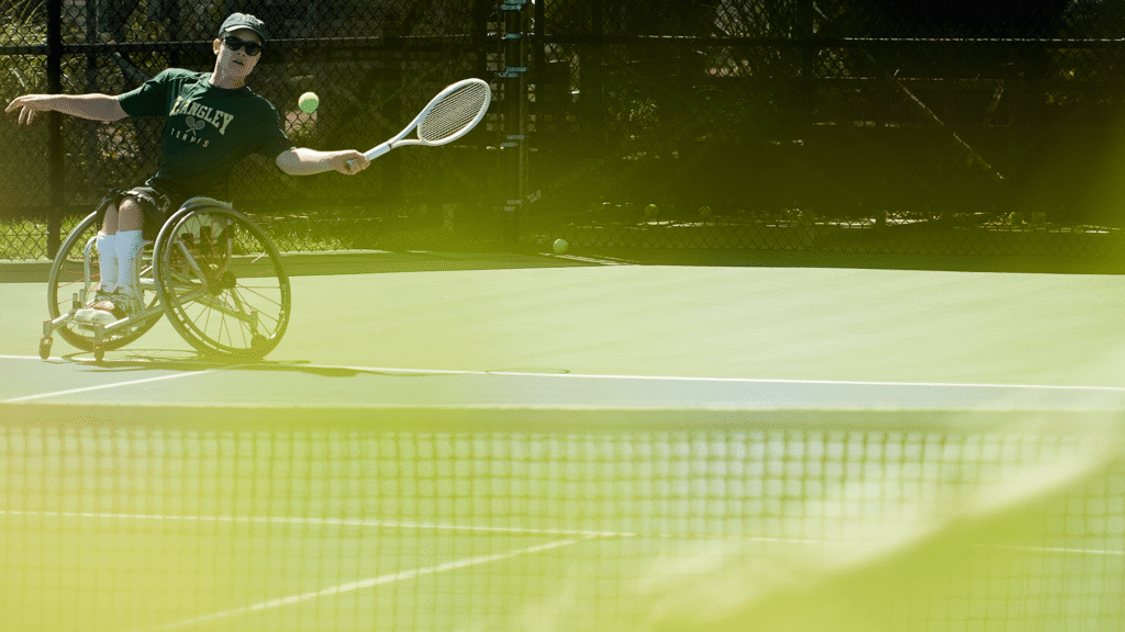 adaptive tennis program