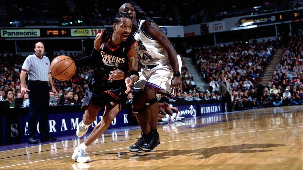 Allen Iverson throwback uniform