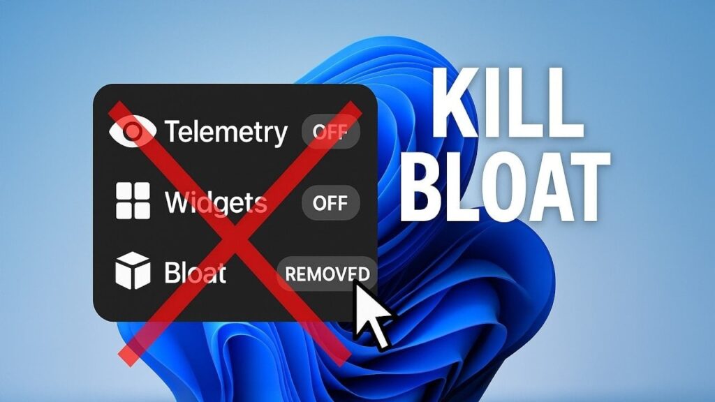 remove Windows 11 bloatware