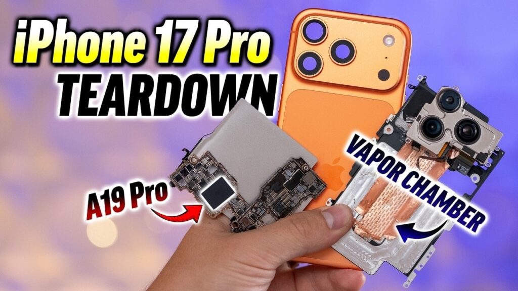 iPhone 17 Pro teardown