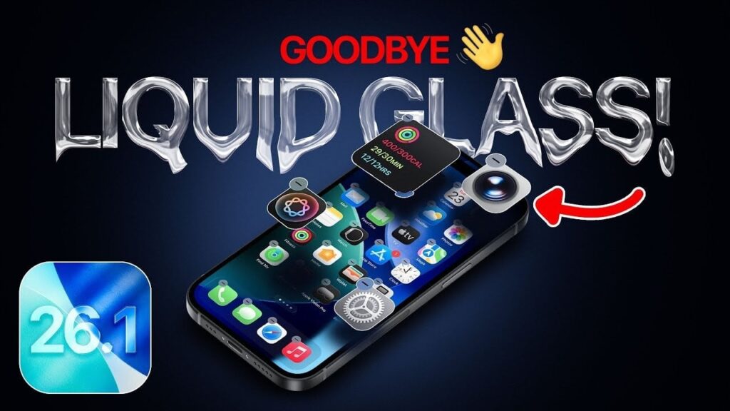 iOS 26.1 Liquid Glass