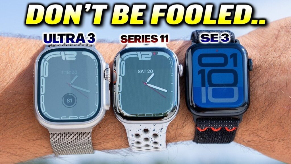 Apple Watch comparison