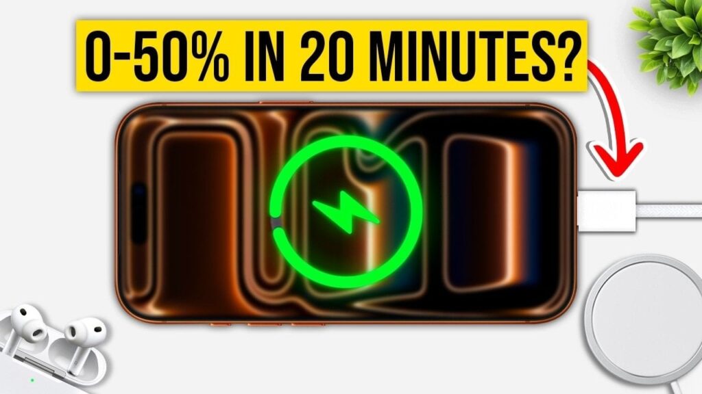 iPhone 17 Pro Max charging speed