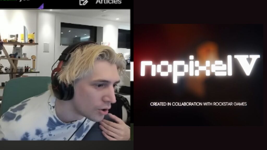 xQc NoPixel collaboration