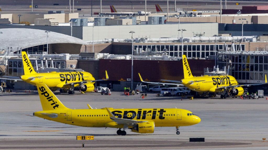 Spirit flight attendants leave