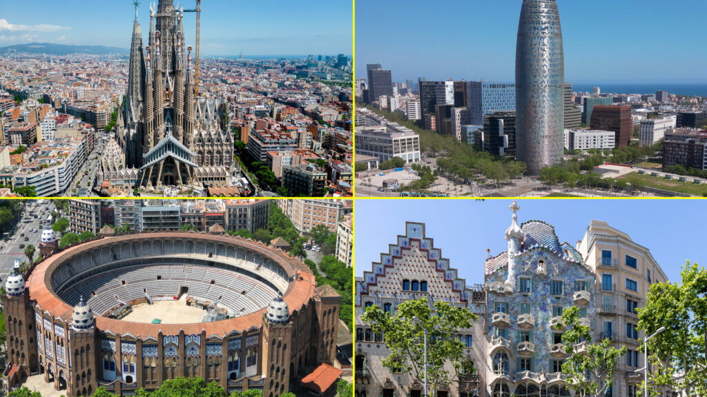 Barcelona architecture math