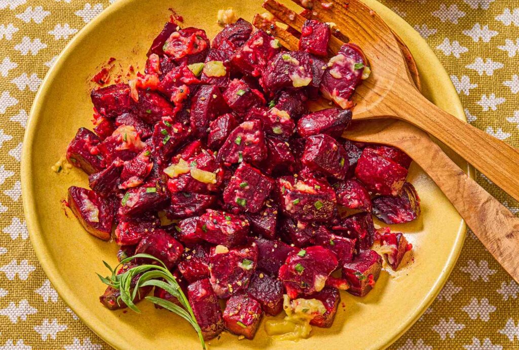garlic butter roasted beets