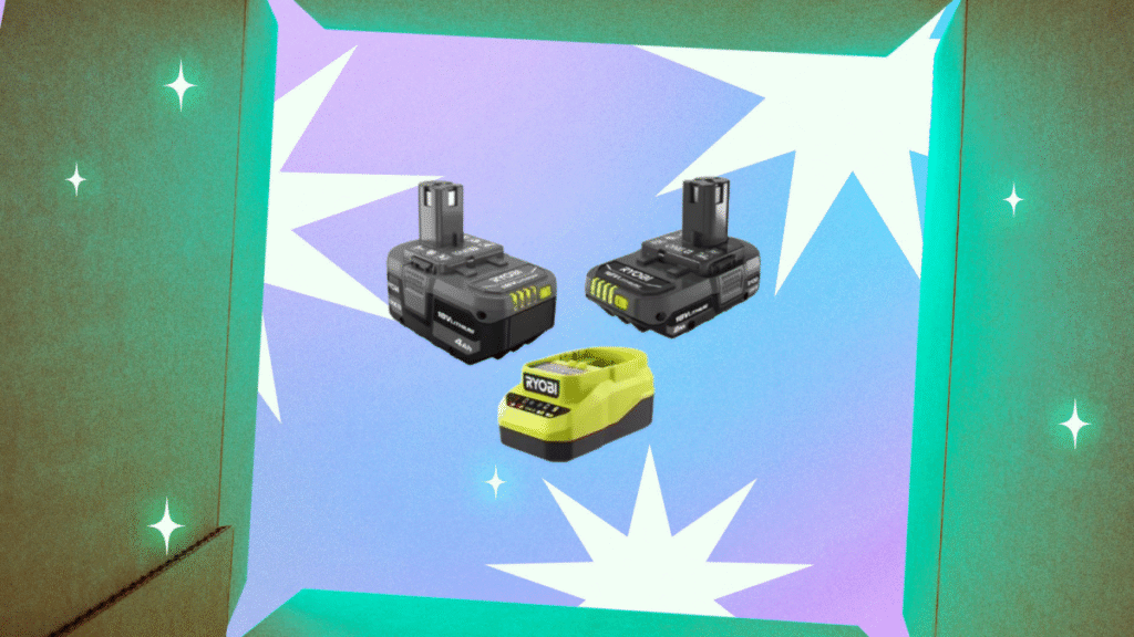 Ryobi battery set