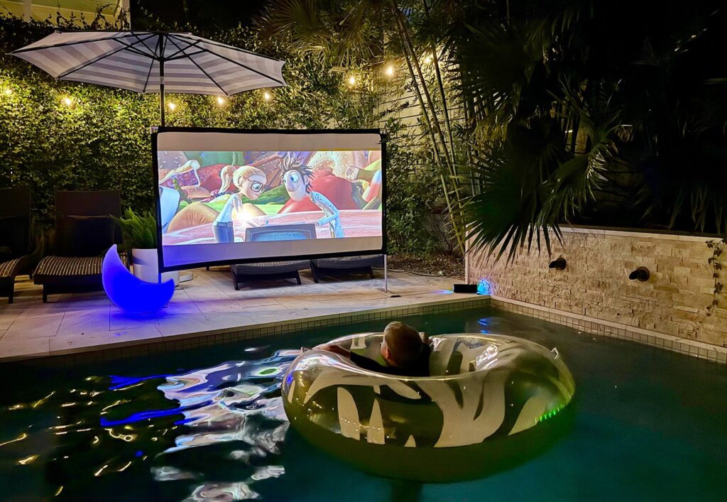 outdoor movie night