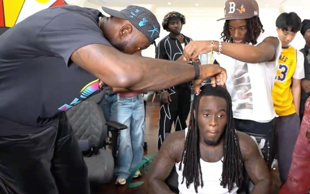 Kai Cenat LeBron James dreadlocks