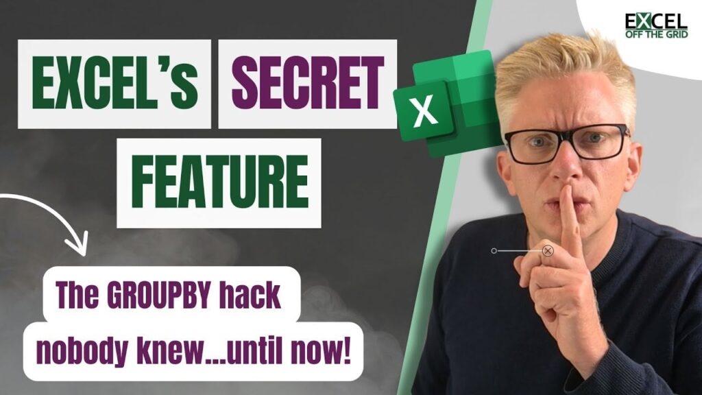 Excel GROUPBY function