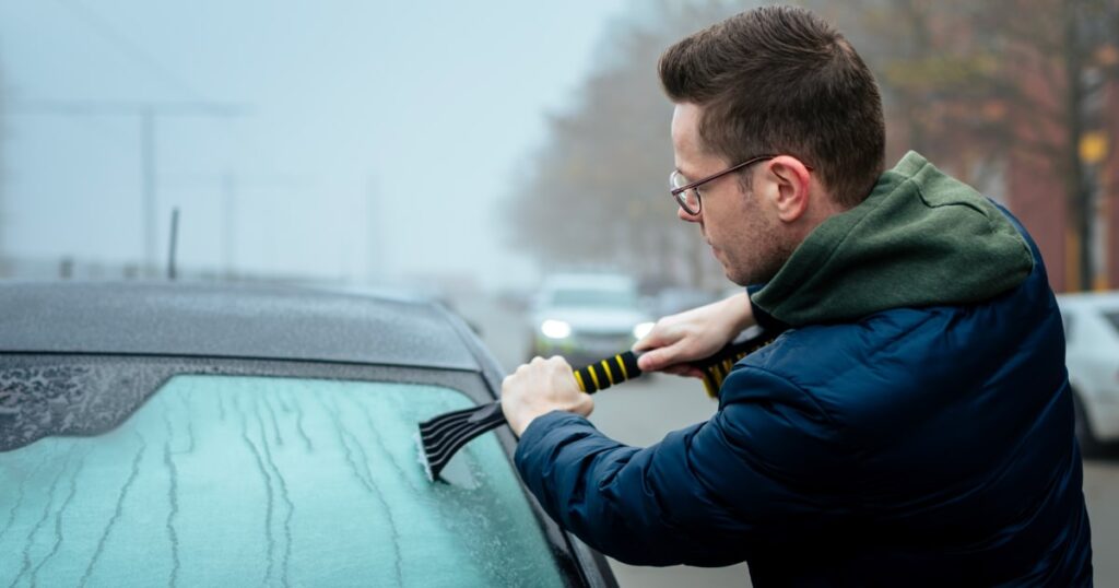 de-ice car