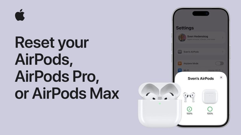 AirPods reset