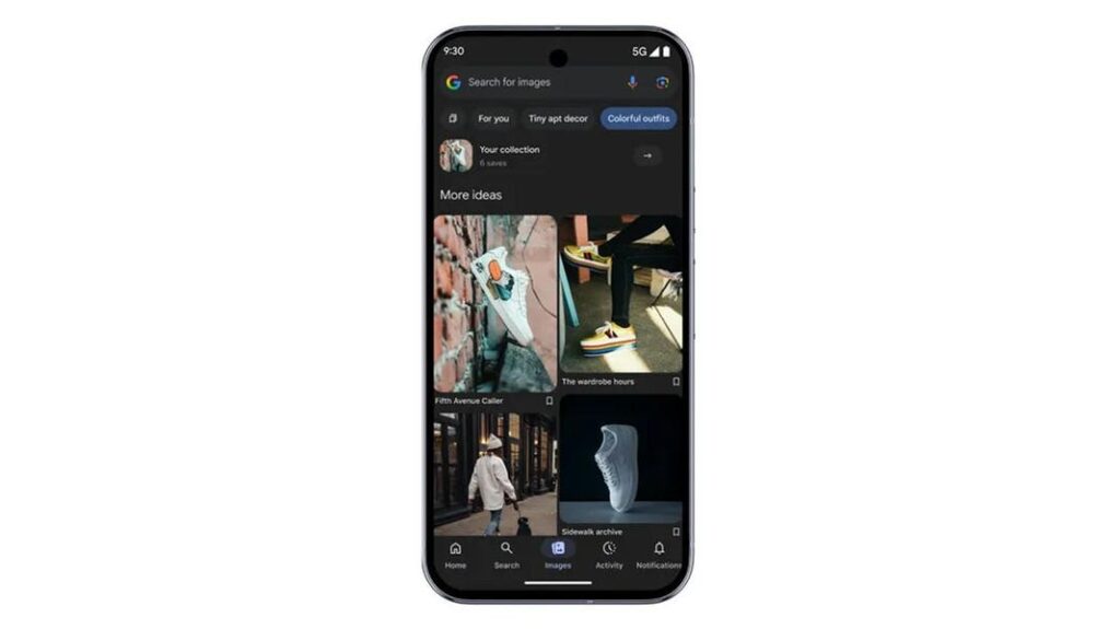 Google visual feed Gen Z