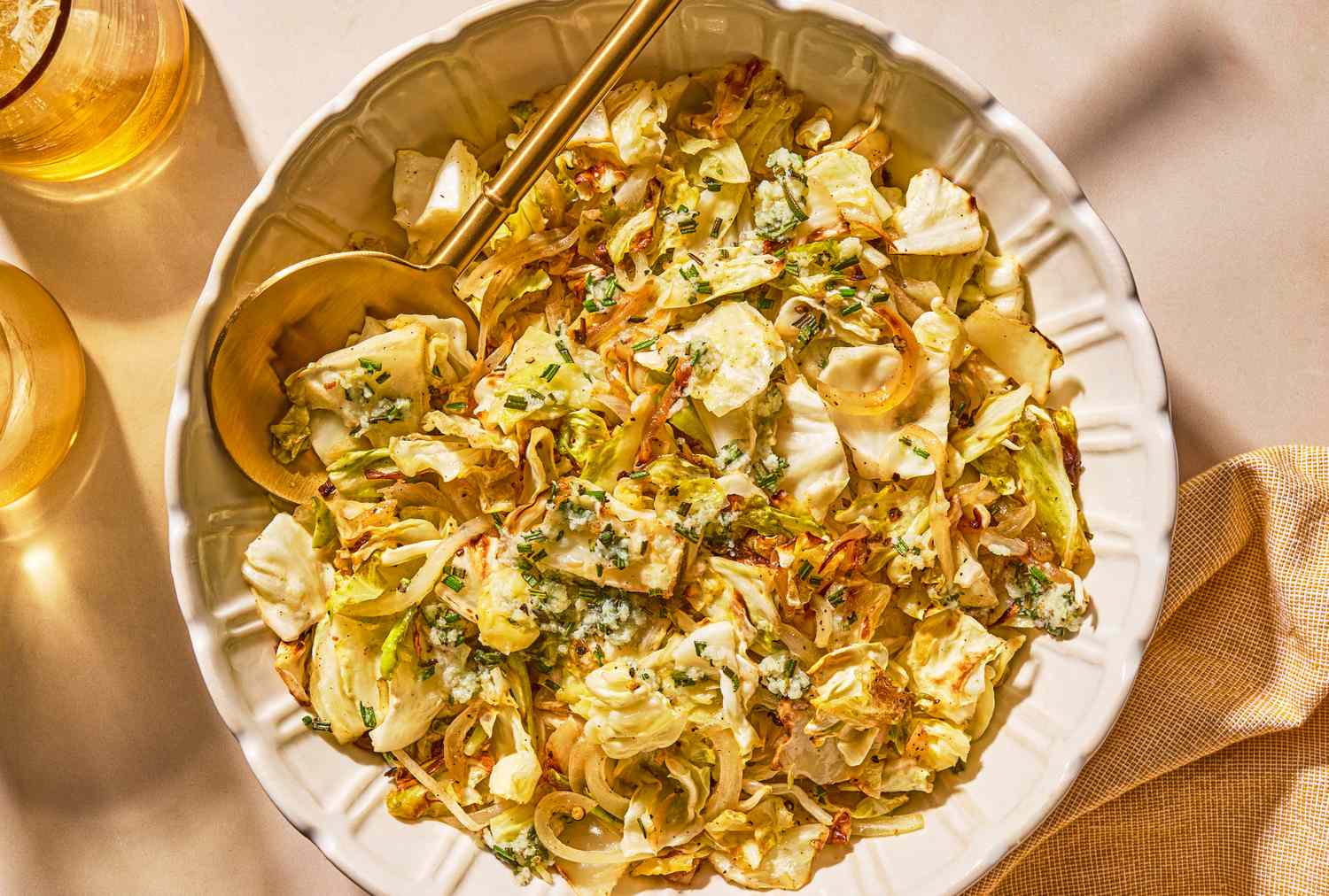 roasted cabbage salad