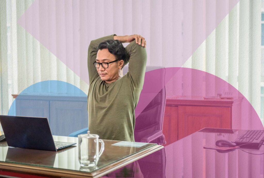 daily stretches for sitting