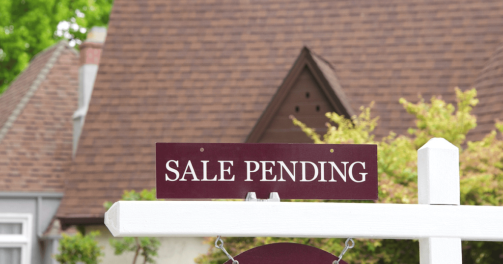 pending sales rise