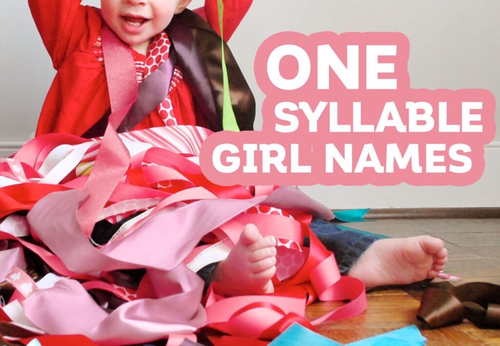 one syllable girl names