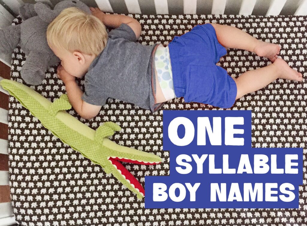 one syllable boy names