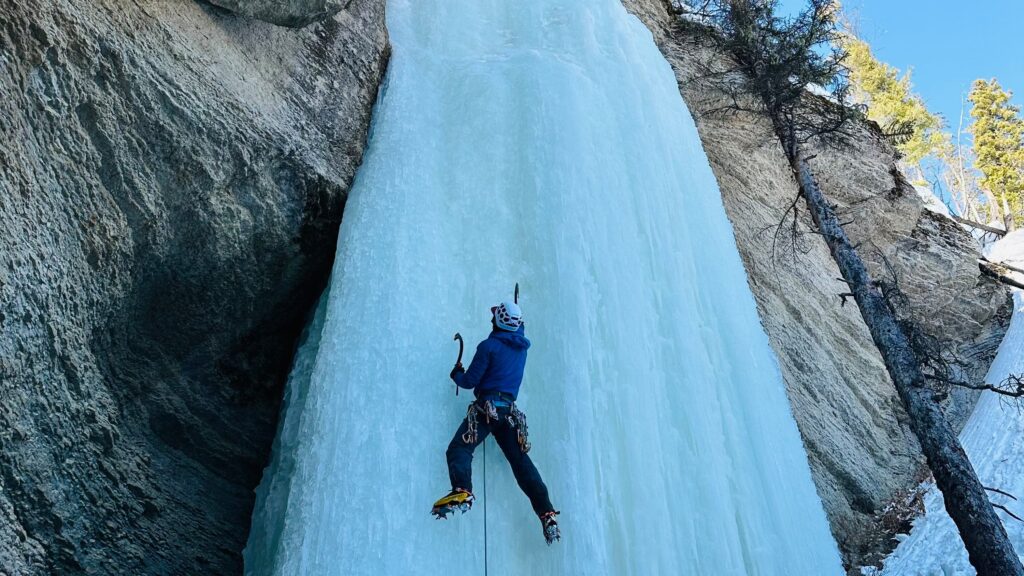 ice climbing Wyoming