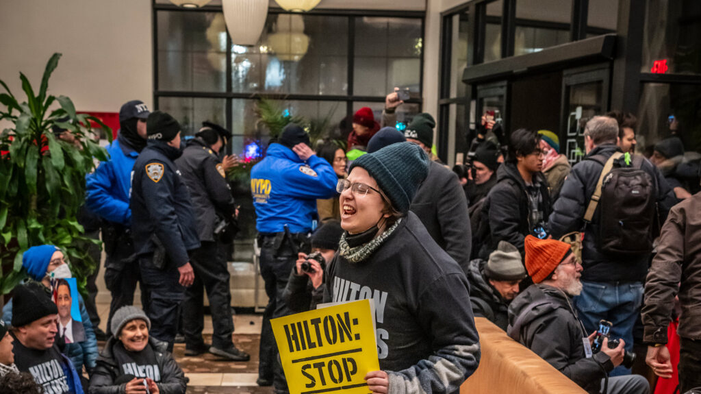 budget hotels immigration protests