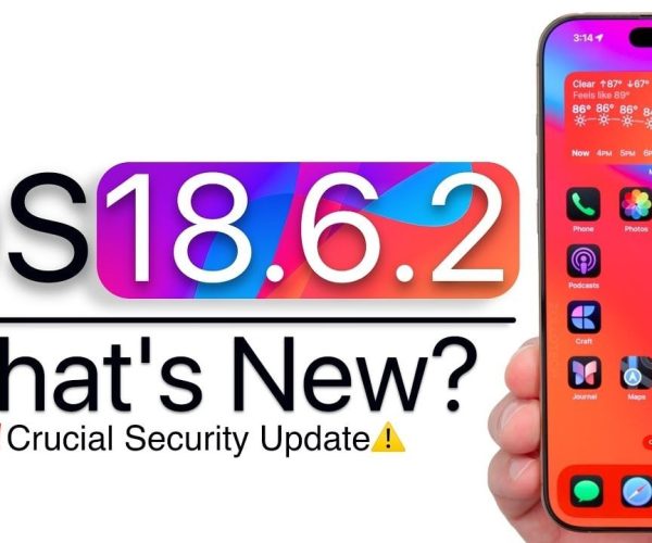 iOS 18.6.2 update