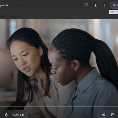 Google Drive video editing