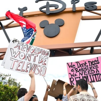 Disney Jimmy Kimmel protests