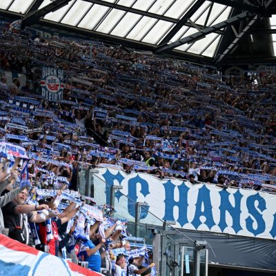 Hansa Rostock pyrotechnics injury
