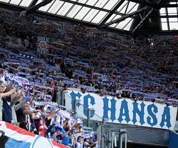 Hansa Rostock pyrotechnics injury