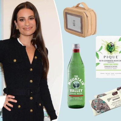Lea Michele bag essentials