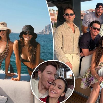 Nina Dobrev yacht vacation