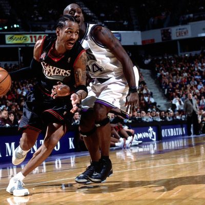 Allen Iverson throwback uniform