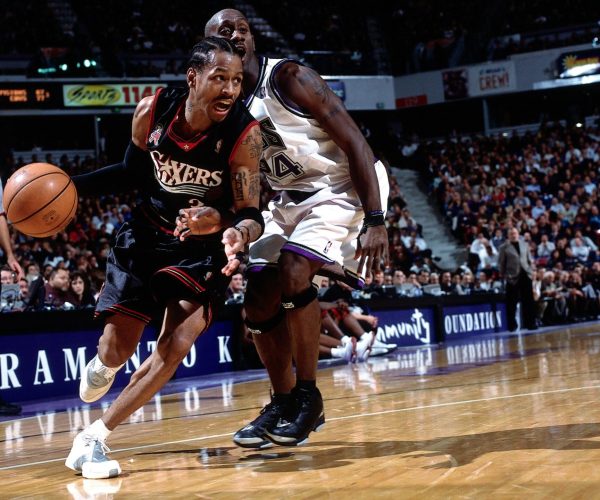 Allen Iverson throwback uniform