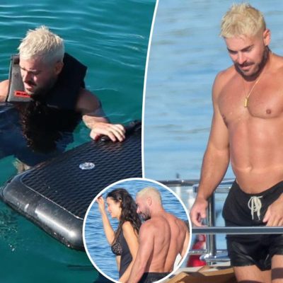 Zac Efron blond hair makeover