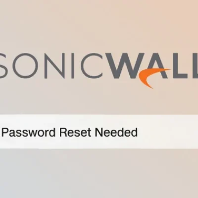 SonicWall password reset