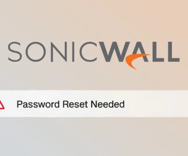 SonicWall password reset