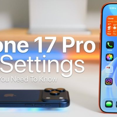 iPhone 17 Pro Max settings