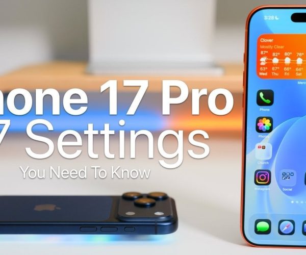 iPhone 17 Pro Max settings