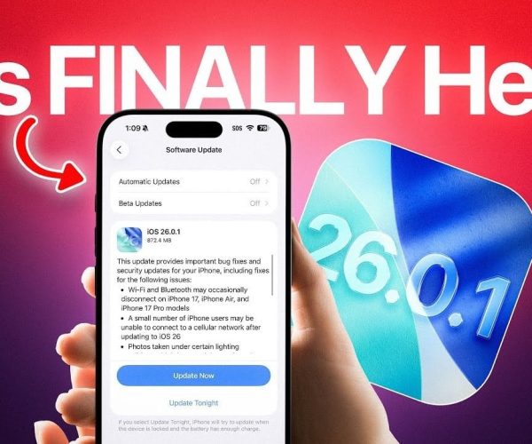 iOS 26.0.1 update