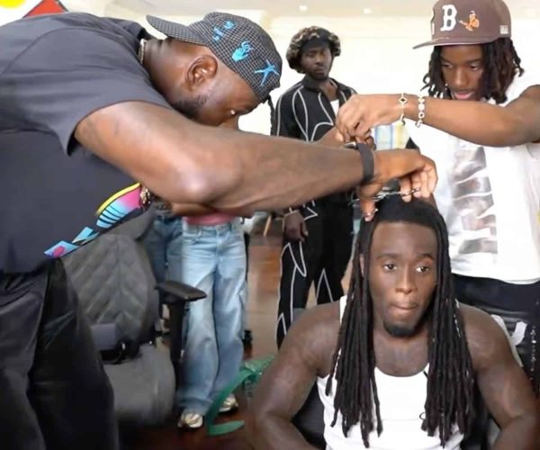 Kai Cenat LeBron James dreadlocks