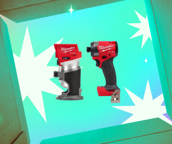 Milwaukee router impact driver set