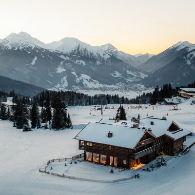 ski lodges Alps