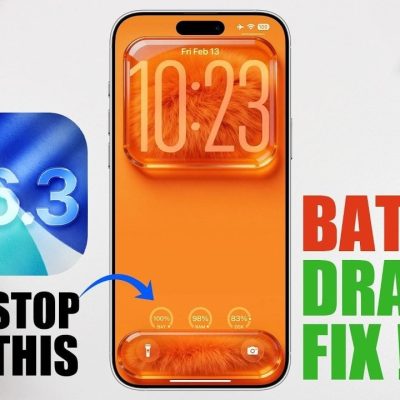 iOS 26.3 battery issues