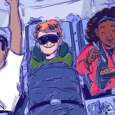 airplane travel experiences