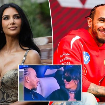Kim Kardashian Lewis Hamilton